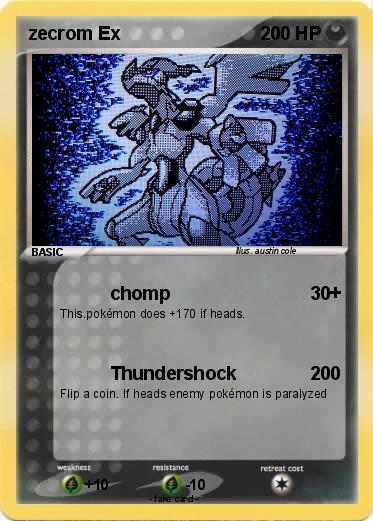 Pokemon zecrom Ex