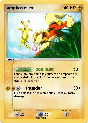 Pokemon ampharos ex