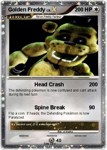 Pokemon Golden Freddy