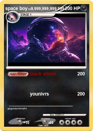 Pokemon space boy