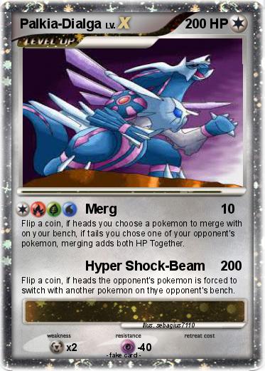 Pokemon Palkia-Dialga