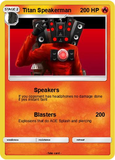 Pokemon Titan Speakerman