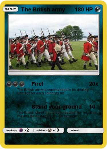 Pokemon The British army