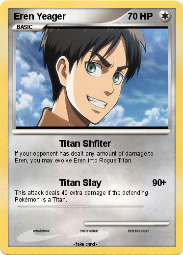 Pokemon Eren Yeager