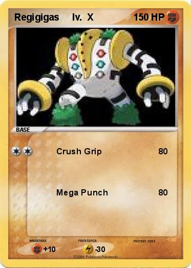 Pokemon Regigigas     lv.  X
