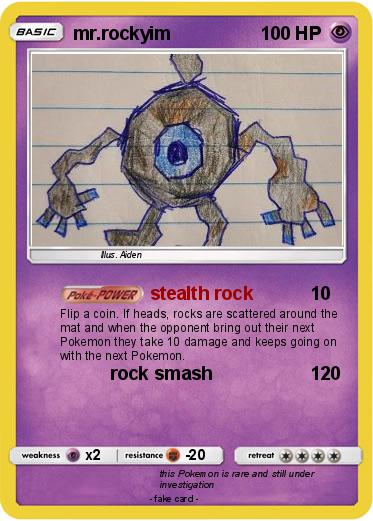 Pokemon mr.rockyim