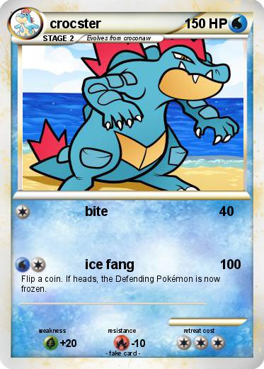 Pokemon crocster
