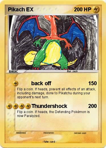 Pokemon Pikach EX