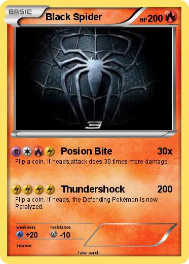 Pokemon Black Spider