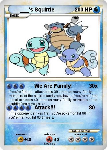 Pokemon ___'s Squirtle