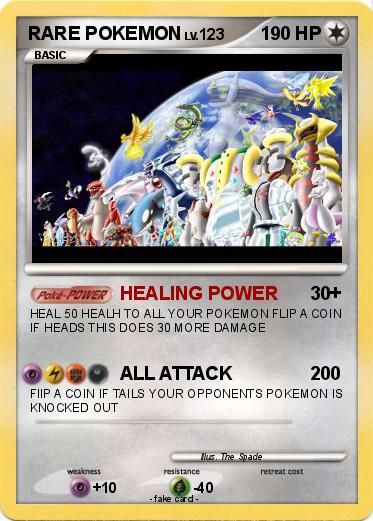 Pokemon RARE POKEMON