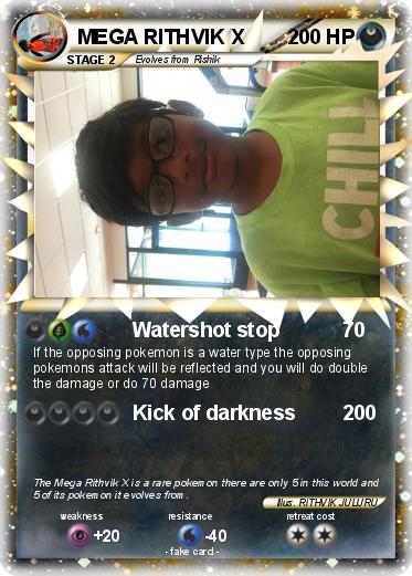 Pokemon MEGA RITHVIK X