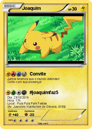 Pokemon Joaquim