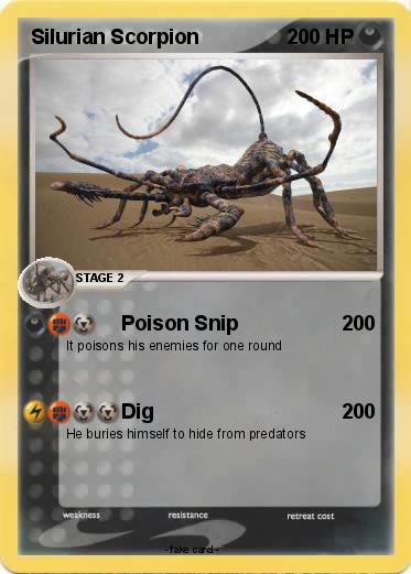 Pokemon Silurian Scorpion