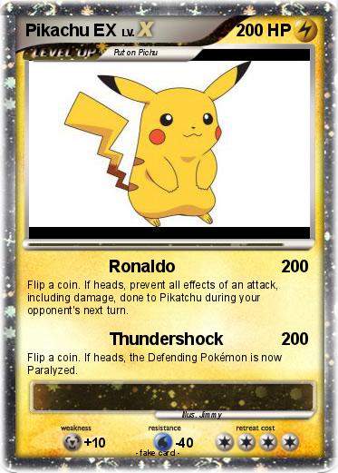 Pokemon Pikachu EX