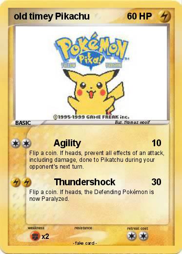 Pokemon old timey Pikachu