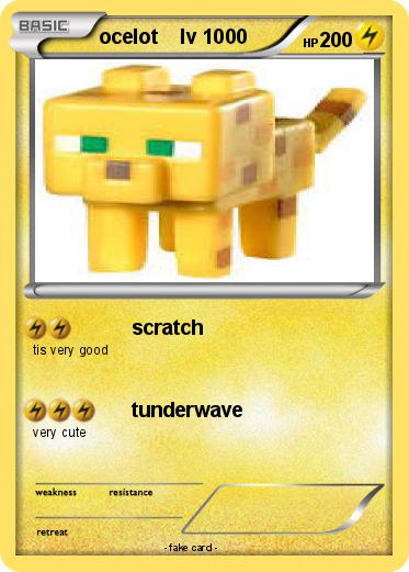 Pokemon ocelot    lv 1000
