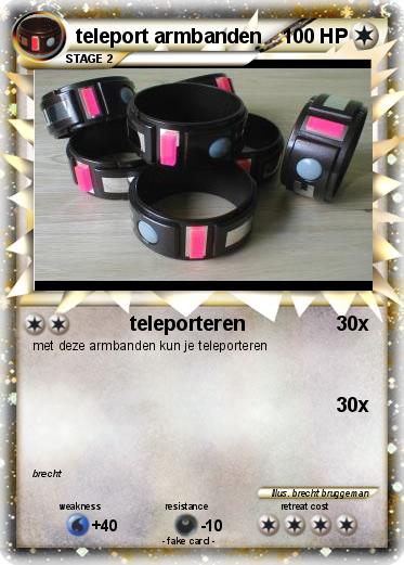 Pokemon teleport armbanden