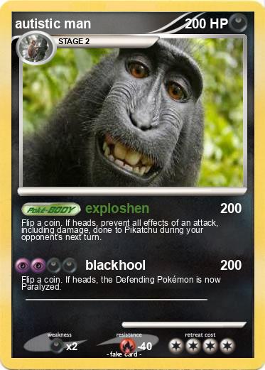 Pokemon autistic man