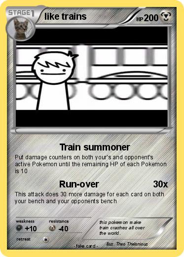 Pokemon like trains