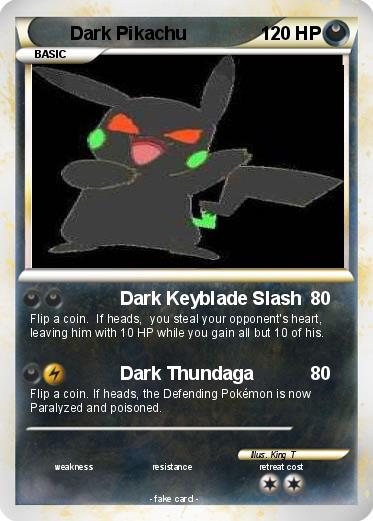 Pokemon Dark Pikachu
