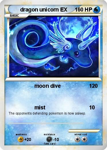 Pokemon dragon unicorn EX