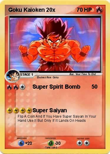 Pokemon Goku Kaioken 20x