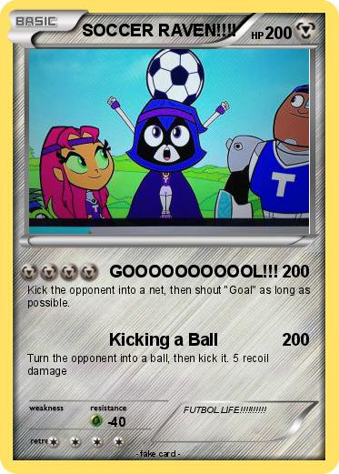 Pokemon SOCCER RAVEN!!!!