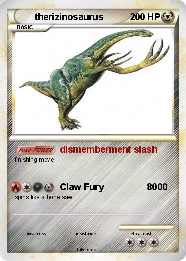 Pokemon therizinosaurus