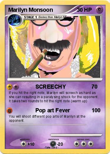 Pokemon Marilyn Monsoon