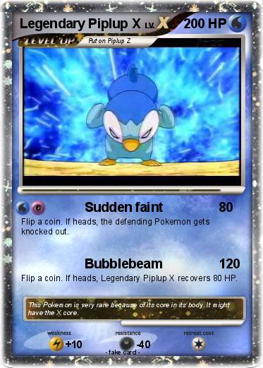 Pokemon Legendary Piplup X