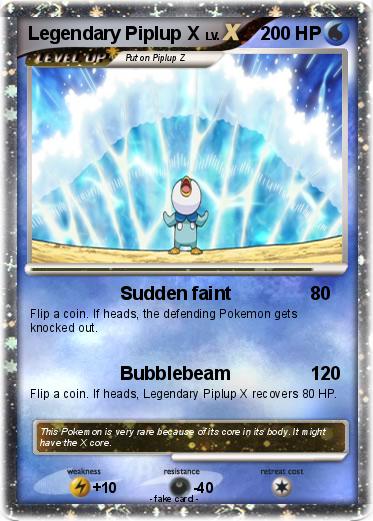 Pokemon Legendary Piplup X