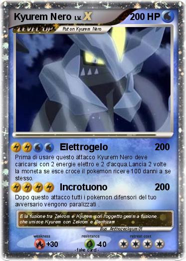 Pokemon Kyurem Nero