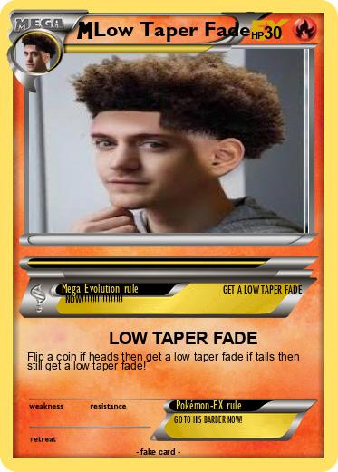 Pokemon Low Taper Fade