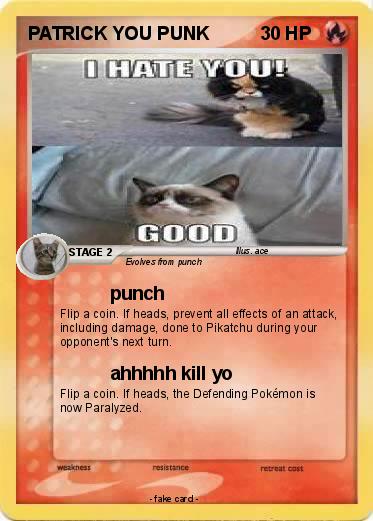 Pokemon PATRICK YOU PUNK