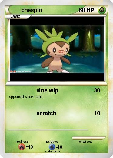 Pokemon chespin