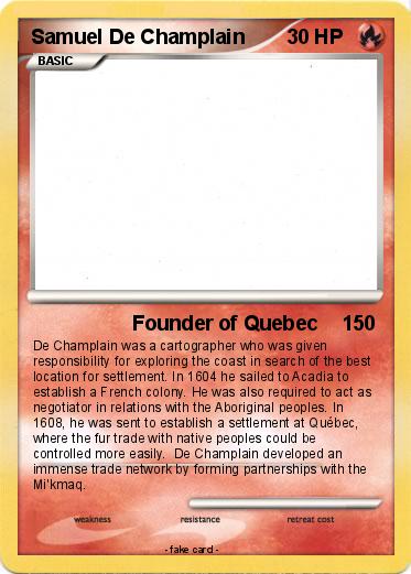 Pokemon Samuel De Champlain