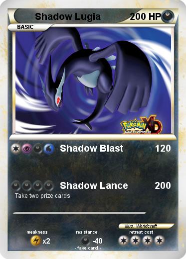 Pokemon Shadow Lugia