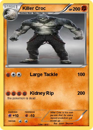Pokemon Killer Croc