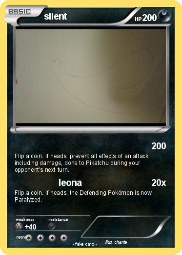 Pokemon silent