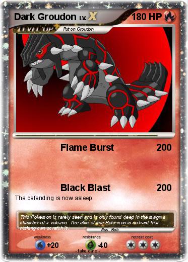 Pokemon Dark Groudon