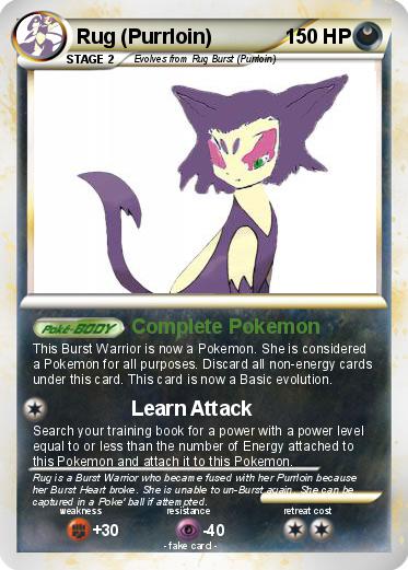 Pokemon Rug (Purrloin)