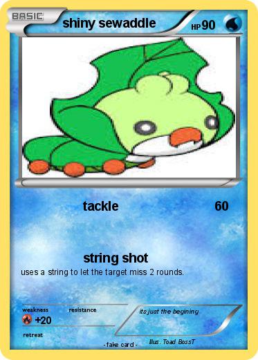 Pokemon shiny sewaddle