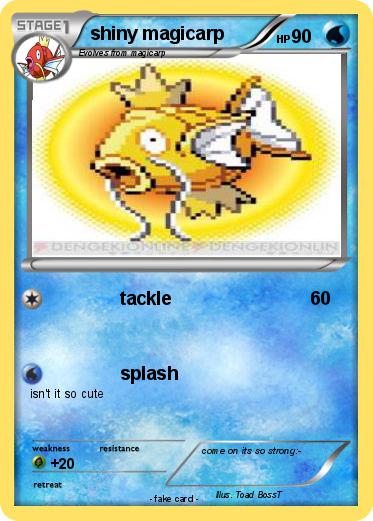 Pokemon shiny magicarp