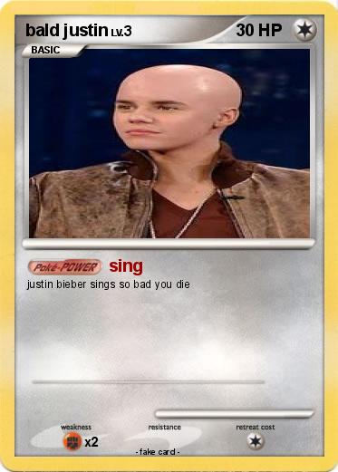 Pokemon bald justin