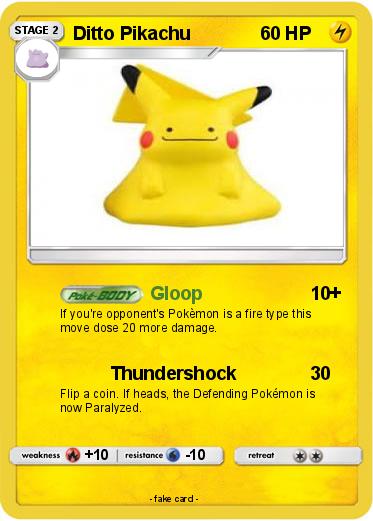 Pokemon Ditto Pikachu