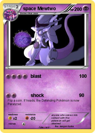 Pokemon space Mewtwo