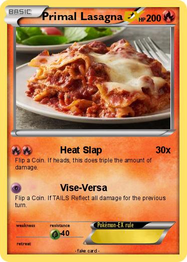 Pokemon Primal Lasagna