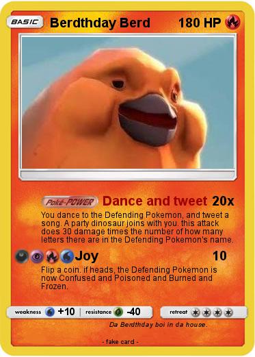 Pokemon Berdthday Berd
