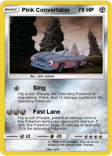 Pokemon Pink Convertable